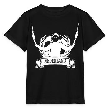 Football Nederland Pays-Bas Holland Ultras - T-shirt bio MINI CREATOR Stanley/Stella Enfant - noir - Devant - Mikhail (115cm)