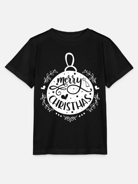 Merry Christmas - Stanley/Stella Kinder T-Shirt MINI CREATOR - Schwarz