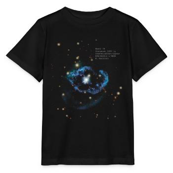 Nebula Abell 78 - Stanley/Stella MINI CREATOR Kids’ T-Shirt - black - Front - Mikhail (115cm)