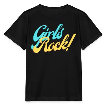 Rock pour filles - T-shirt bio MINI CREATOR Stanley/Stella Enfant - noir - Devant - Mikhail (115cm)