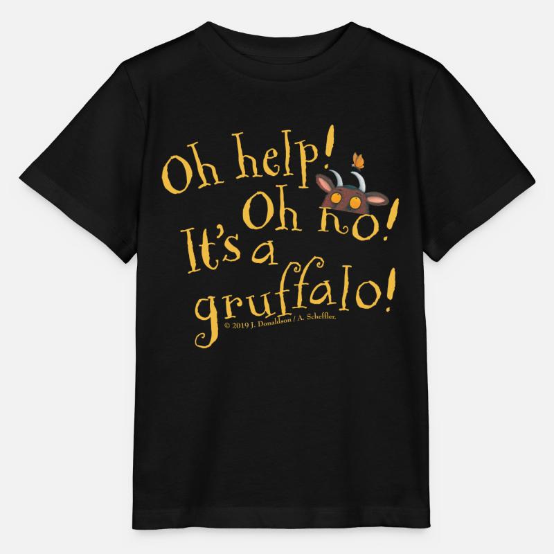 Der Grüffelo Oh Help! - Stanley/Stella Kinder T-Shirt MINI CREATOR - Schwarz