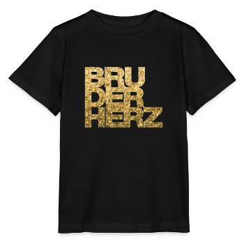 Bruderherz Bester Bruder der Welt Geschenkidee - Stanley/Stella Kinder T-Shirt MINI CREATOR  - Schwarz - Vorne - Mikhail (115cm)