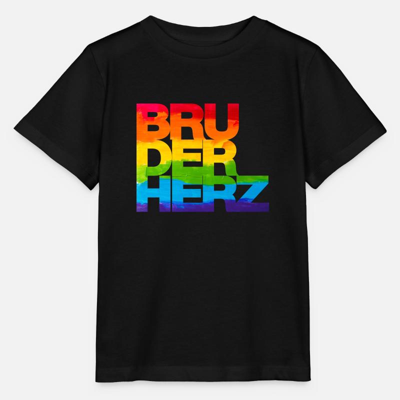 Bruderherz Bester Bruder der Welt Geschenkidee - Stanley/Stella Kinder T-Shirt MINI CREATOR  - Schwarz