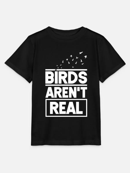Birds Arent Real - Stanley/Stella Kinder T-Shirt MINI CREATOR  - Schwarz