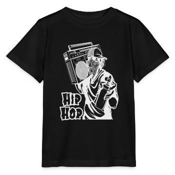 Rétro Hip Hop 90's Old School break dance - T-shirt bio MINI CREATOR Stanley/Stella Enfant - noir - Devant - Mikhail (115cm)