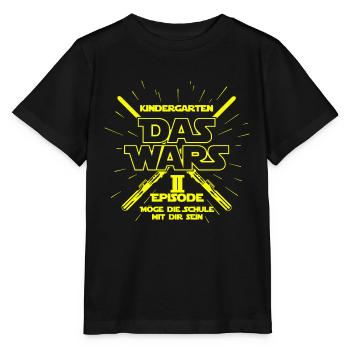 Kindergarten the wars training classroom fun - Stanley/Stella MINI CREATOR Kids’ T-Shirt - black - Front - Mikhail (115cm)
