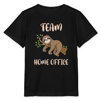 Team Home Office Sloth Gift Office Home Office - Stanley/Stella MINI CREATOR Kids’ T-Shirt - black - Front - Mikhail (115cm)