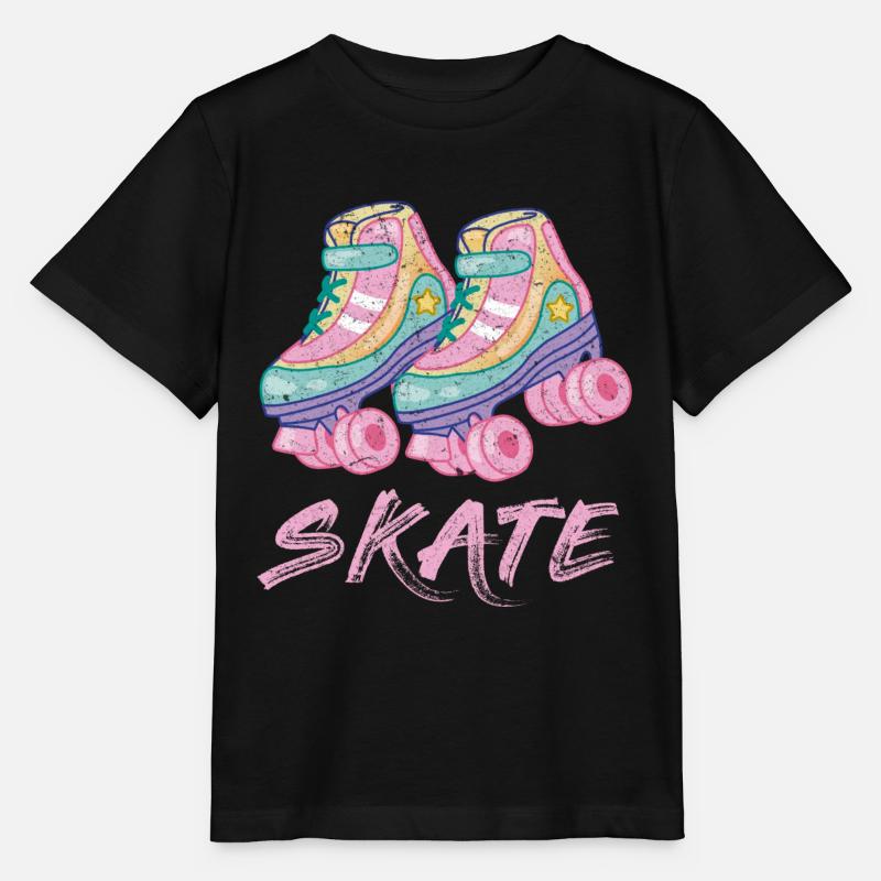 Rollschuh Roller Skate Design - Stanley/Stella Kinder T-Shirt MINI CREATOR - Schwarz
