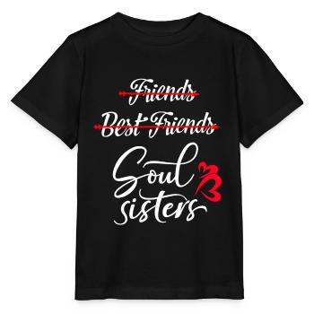 Friends - Best Freundinnen Friends - Soulsisters - Stanley/Stella Kinder T-Shirt MINI CREATOR  - Schwarz - Vorne - Mikhail (115cm)