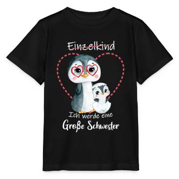 Ich Werde Eine Große Schwester 2023 - Stanley/Stella Kinder T-Shirt MINI CREATOR  - Schwarz - Vorne - Mikhail (115cm)