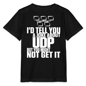 Blague sur UDP mais vous pourriez ne pas l’avoir - T-shirt bio MINI CREATOR Stanley/Stella Enfant - noir - Devant - Mikhail (115cm)