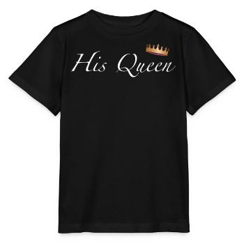 His Queen - Stanley/Stella Kinder T-Shirt MINI CREATOR  - Schwarz - Vorne - Mikhail (115cm)