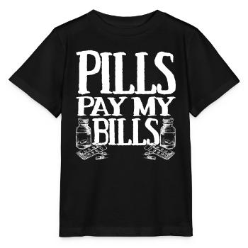 pilules payer mes factures pilules pharmacien dire - T-shirt bio MINI CREATOR Stanley/Stella Enfant - noir - Devant - Mikhail (115cm)