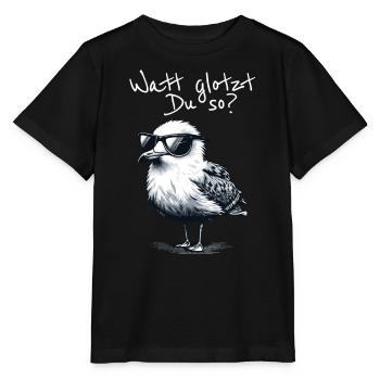 Watt vous regarde alors en disant - T-shirt bio MINI CREATOR Stanley/Stella Enfant - noir - Devant - Mikhail (115cm)