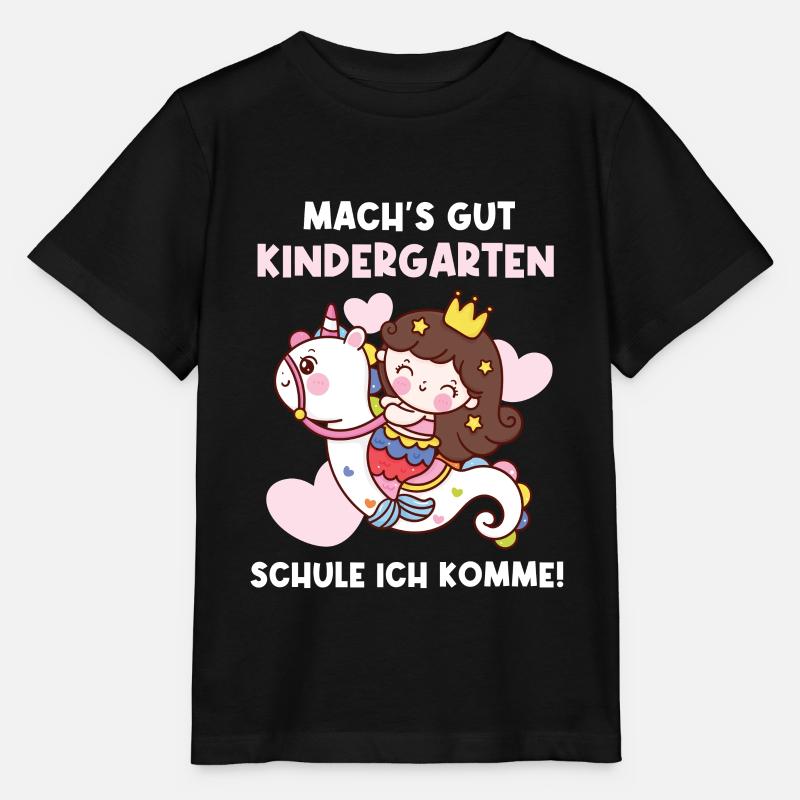 Einschulung Schulkind Erstklässler Schulbeginn - Stanley/Stella Kinder T-Shirt MINI CREATOR  - Schwarz