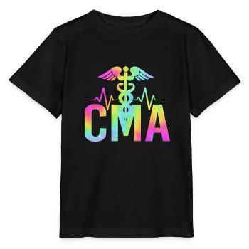 Assistant médical MFA - T-shirt bio MINI CREATOR Stanley/Stella Enfant - noir - Devant - Mikhail (115cm)