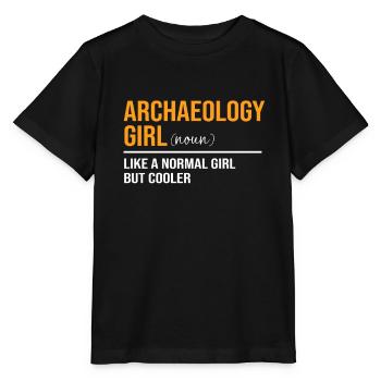 Archäologie Mädchen Tochter Mutter - Stanley/Stella Kinder T-Shirt MINI CREATOR  - Schwarz - Vorne - Mikhail (115cm)