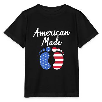 Baby Shower Juillet - T-shirt bio MINI CREATOR Stanley/Stella Enfant - noir - Devant - Mikhail (115cm)