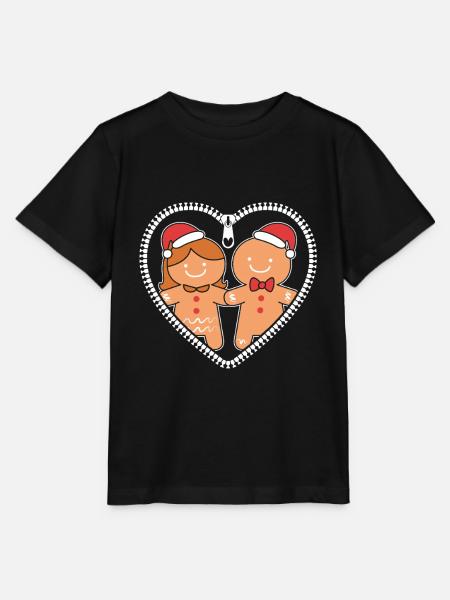 Werdende Mutter Weihnachten Gender Reveal - Stanley/Stella Kinder T-Shirt MINI CREATOR  - Schwarz