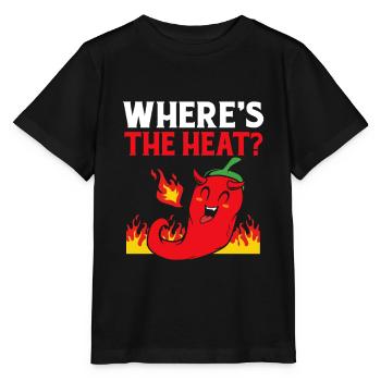 Jalapeno Chipotle Chilli Chili Pepper Hot Chili - Stanley/Stella MINI CREATOR Kids’ T-Shirt - black - Front - Mikhail (115cm)