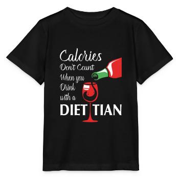 Diététicien diététique - T-shirt bio MINI CREATOR Stanley/Stella Enfant - noir - Devant - Mikhail (115cm)