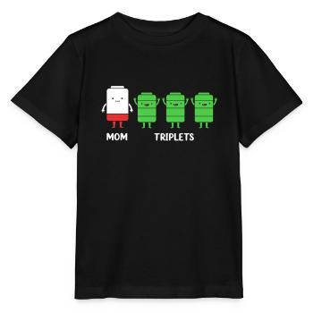 Drilling Mutter Mama - Stanley/Stella Kinder T-Shirt MINI CREATOR  - Schwarz - Vorne - Mikhail (115cm)