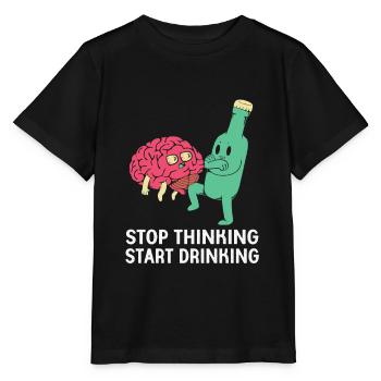 Food Nutrition Food - Stanley/Stella MINI CREATOR Kids’ T-Shirt - black - Front - Mikhail (115cm)