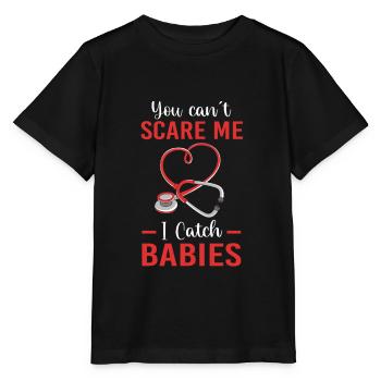 Schwangerschaft Krankenhaus Krankenschwester - Stanley/Stella Kinder T-Shirt MINI CREATOR  - Schwarz - Vorne - Mikhail (115cm)