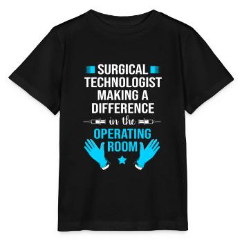 Chirurg Chirurgie CTA - Stanley/Stella Kinder T-Shirt MINI CREATOR  - Schwarz - Vorne - Mikhail (115cm)