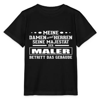 Maler - Seine Majestät - Stanley/Stella Kinder T-Shirt MINI CREATOR  - Schwarz - Vorne - Mikhail (115cm)