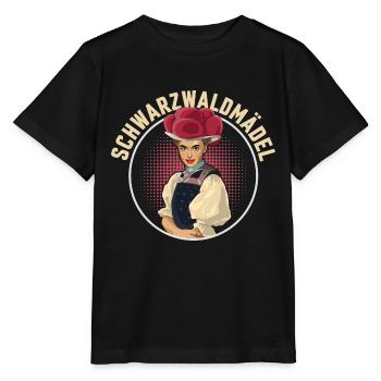 Black Forest girl Barbara - Stanley/Stella MINI CREATOR Kids’ T-Shirt - black - Front - Mikhail (115cm)