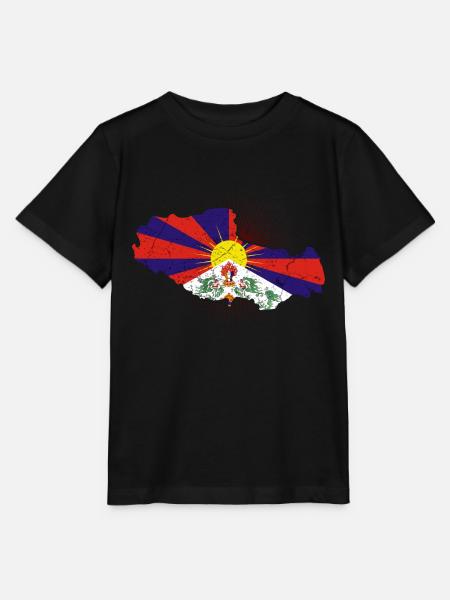 Tibet - Stanley/Stella Kinder T-Shirt MINI CREATOR - Schwarz