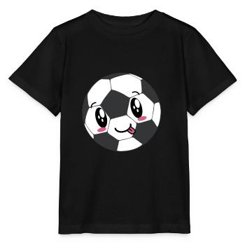kawaii soccer - Stanley/Stella MINI CREATOR Kids’ T-Shirt - black - Front - Mikhail (115cm)