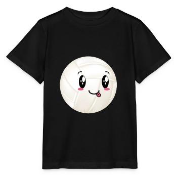 auf volley kawaii - Stanley/Stella Kinder T-Shirt MINI CREATOR  - Schwarz - Vorne - Mikhail (115cm)
