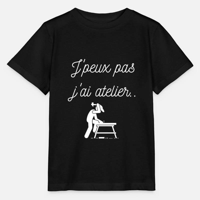 I can't I workshop - Stanley/Stella MINI CREATOR Kids’ T-Shirt - black