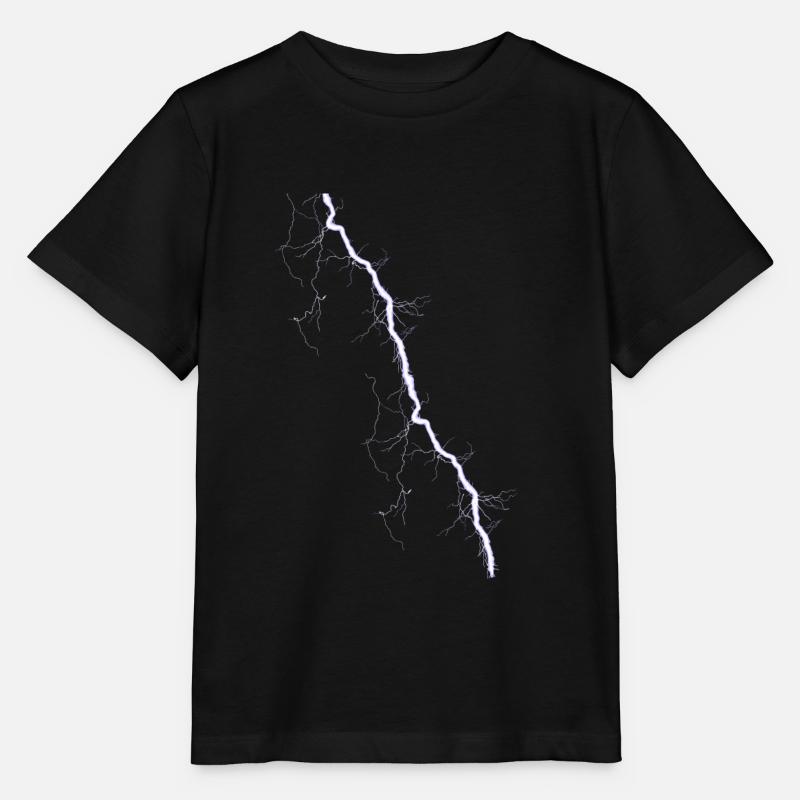 Bleu éclair - T-shirt bio MINI CREATOR Stanley/Stella Enfant - noir