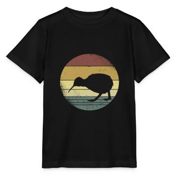 New Zealand New Zealand Travel Kiwis New Zealand - Stanley/Stella MINI CREATOR Kids’ T-Shirt - black - Front - Mikhail (115cm)