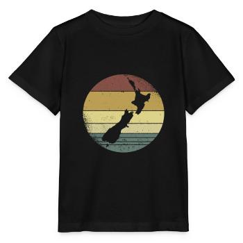 New Zealand New Zealand Travel Kiwis New Zealand - Stanley/Stella MINI CREATOR Kids’ T-Shirt - black - Front - Mikhail (115cm)