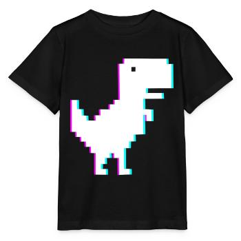 Information Dinosaur Technology IT Technician - Stanley/Stella MINI CREATOR Kids’ T-Shirt - black - Front - Mikhail (115cm)