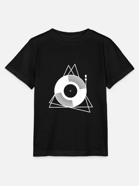 Disques de disques cadeau - T-shirt bio MINI CREATOR Stanley/Stella Enfant - noir