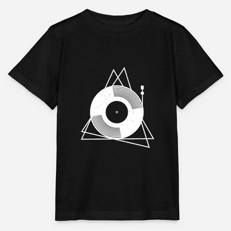 Disques de disques cadeau - T-shirt bio MINI CREATOR Stanley/Stella Enfant - noir