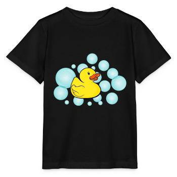 Canards de bain - T-shirt bio MINI CREATOR Stanley/Stella Enfant - noir - Devant - Mikhail (115cm)