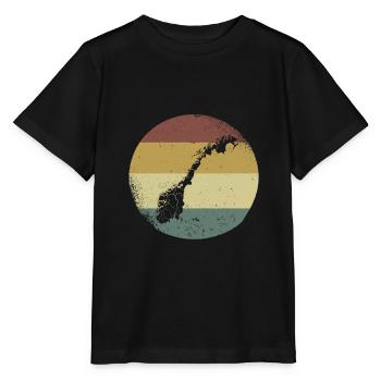 Norwegen Norweger Skandinavien - Stanley/Stella Kinder T-Shirt MINI CREATOR  - Schwarz - Vorne - Mikhail (115cm)