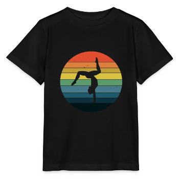 Gymnastics Gymnastics Gymnastics Artistic Gymnastics Gymnast - Stanley/Stella MINI CREATOR Kids’ T-Shirt - black - Front - Mikhail (115cm)