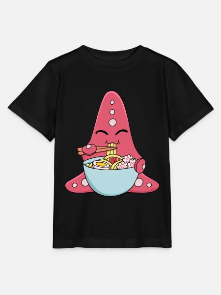Seestern - Stanley/Stella Kinder T-Shirt MINI CREATOR  - Schwarz