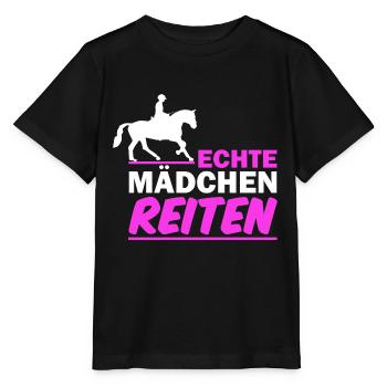equitación - Camiseta para niños MINI CREATOR de Stanley/Stella - negro - delante - Mikhail (115cm)
