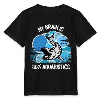 Aquarium Aquarist Fish Ornamental Fish Aquaristics - Stanley/Stella MINI CREATOR Kids’ T-Shirt - black - Front - Mikhail (115cm)
