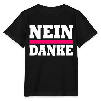 Nein danke - Stanley/Stella Kinder T-Shirt MINI CREATOR  - Schwarz - Vorne - Mikhail (115cm)