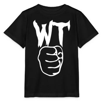 WingTsun Wing Chun Chung Faust Wing-Tsun - Stanley/Stella Kinder T-Shirt MINI CREATOR  - Schwarz - Vorne - Mikhail (115cm)