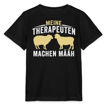 meine therapeuten machen määh - Stanley/Stella Kinder T-Shirt MINI CREATOR  - Schwarz - Vorne - Mikhail (115cm)